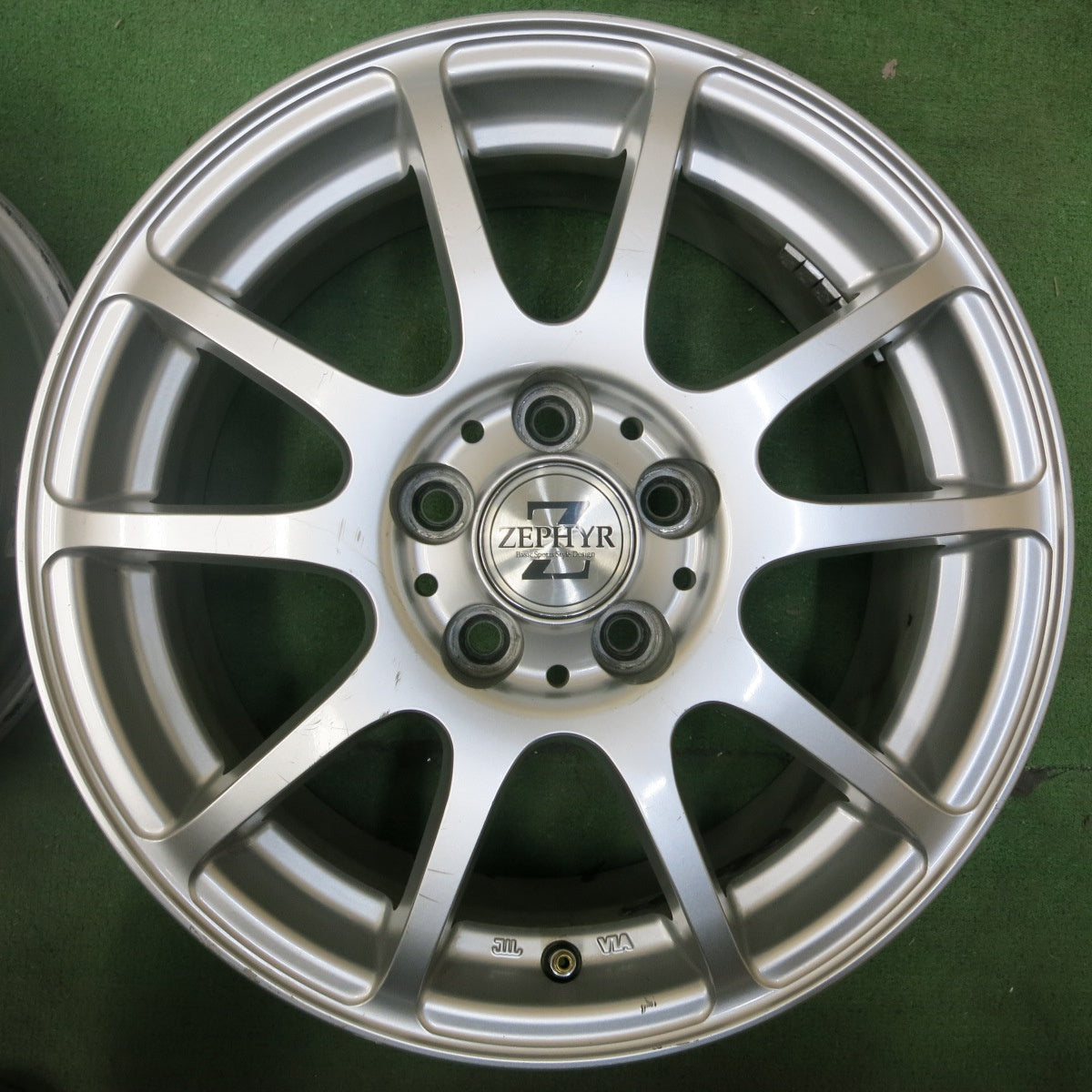 [送料無料] 4本価格★プリウス 等 ZEPHYR ゼファー インターミラノ 15インチ ホイール 15×6J PCD100/5H★4103108SYホ