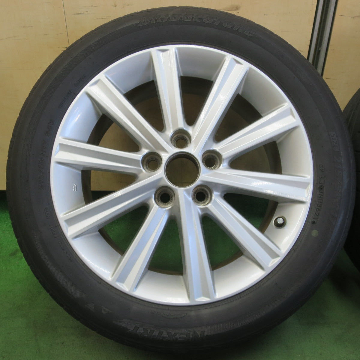 4本価格★トヨタ 50系 カムリ 純正 215/55R17 ブリヂストン ネクストリー エコピア 17インチ PCD114.3/5H★6061011イノ