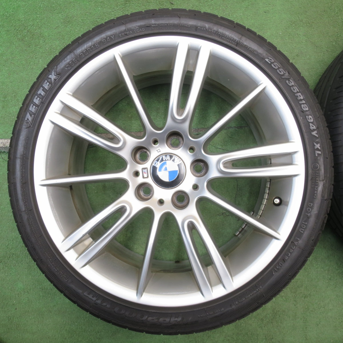 バリ溝！キレイ！8.5分★BMW 3シリーズ E90 Mスポーツ 純正 225/40R18 255/35R18 ジーテックス HP2000 vfm 18インチ PCD120/5H★6052003NJノ