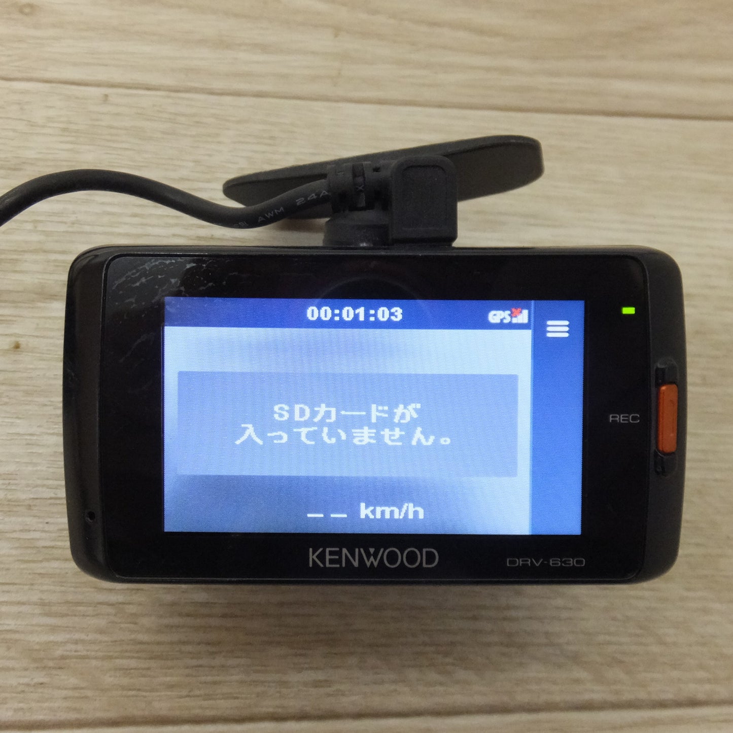 [送料無料] ★ケンウッド KENWOOD ドライブレコーダー DRV-630　SDカードなし(48★