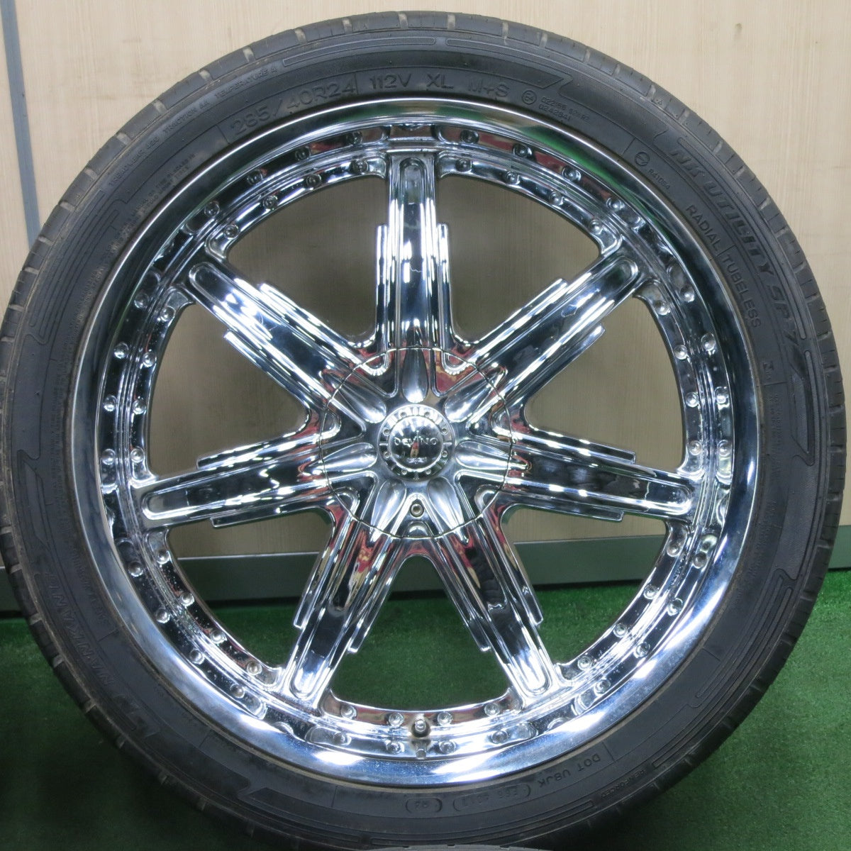 *送料無料* バリ溝！9.5分★285/40R24 DEVTNO ナンカン NK UTILITY SP-7 24インチ PCD139.7/6H★4041606TNノ