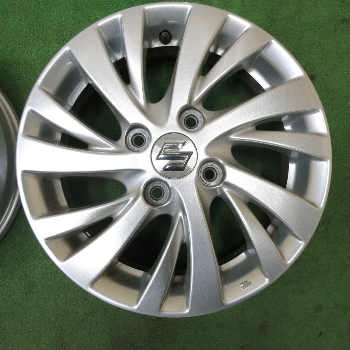 キレイ★スズキ MK53S スペーシア ワゴンR 等 純正 ホイール 14インチ 14×4.5J PCD100/4H★6011704ナホ