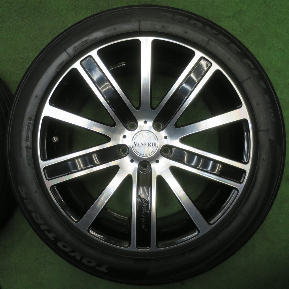 キレイ★225/55R19 トーヨー プロクセス CL1 SUV VENERDi COSMIC ヴェネルディ コスミック 19インチ PCD114.3/5H★6052903NJノ