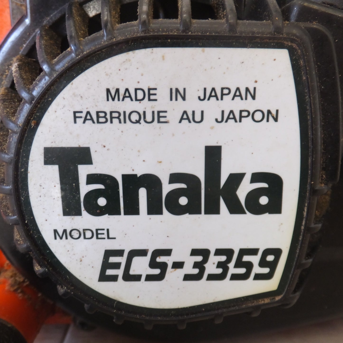 [送料無料] ジャンク★タナカ tanaka エンジンチェーンソー ECS-3359　チェン 91PX-52E　3軸合成値 9.3m/s2★
