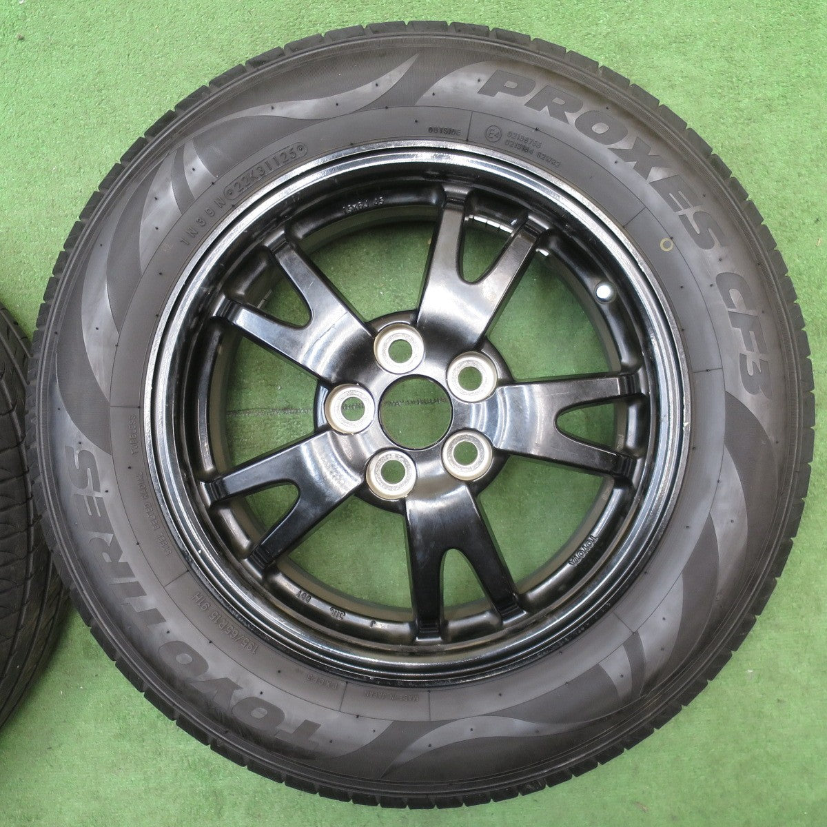 バリ溝！25年！9.5分★トヨタ 30系 プリウス 純正 195/65R15 トーヨー プロクセス CF3 15インチ PCD100/5H★6051305NJノ
