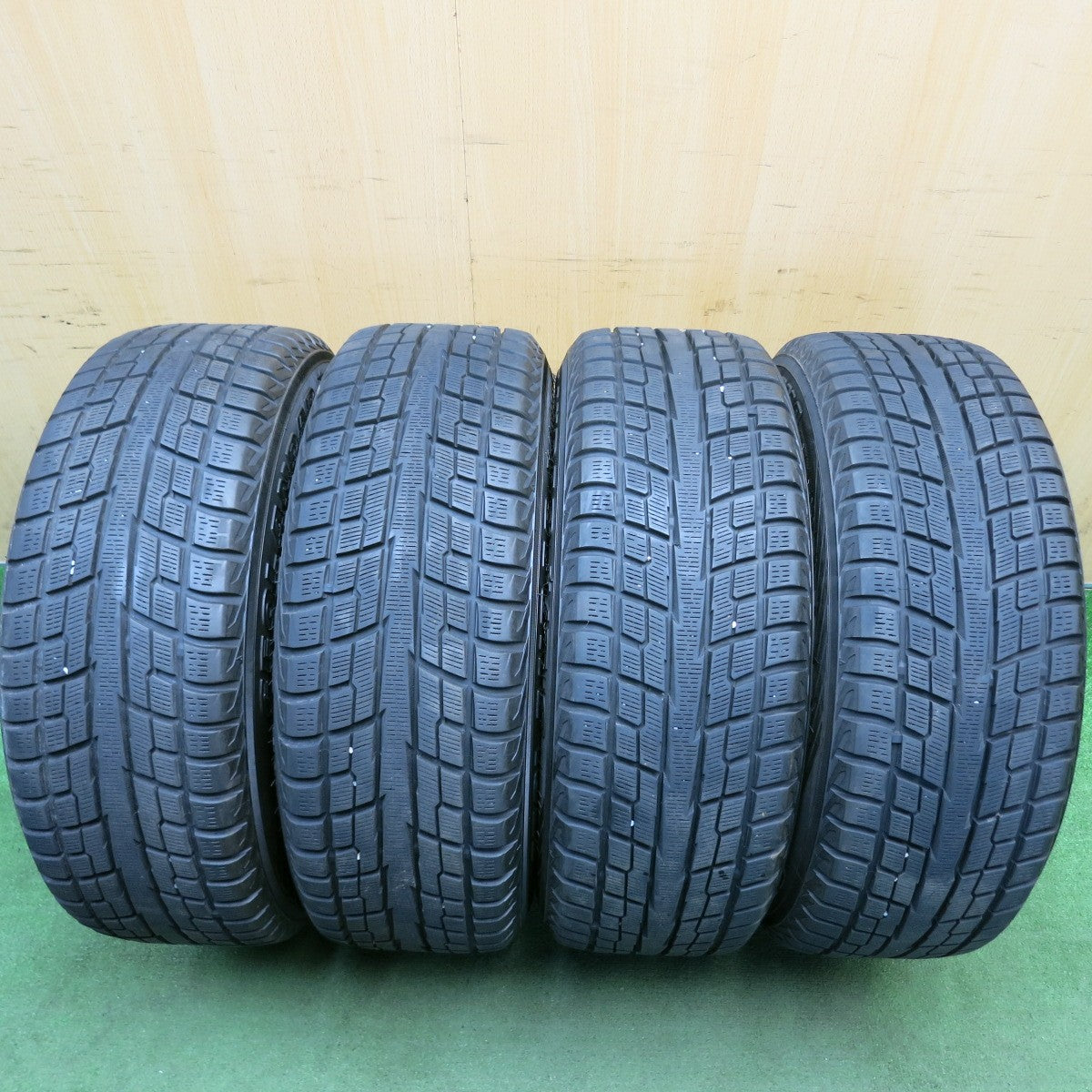 バリ溝！9分★スタッドレス 215/60R17 ヨコハマ ジオランダー i/T-S Lehrmeister MASTRO レアマイスター マストロ PCD 114.3 127/5H マルチ★6052804HAス