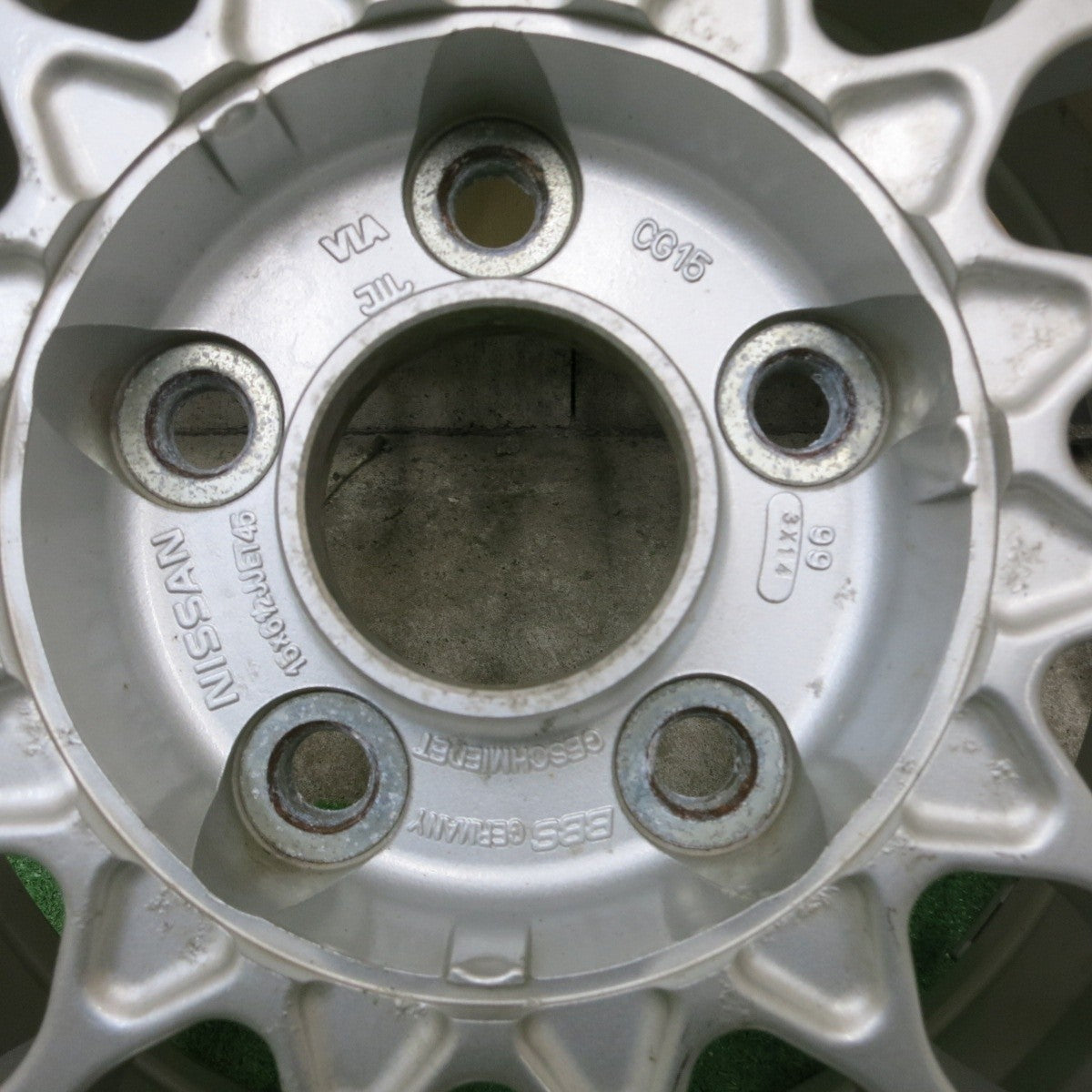 付属品付き★日産 プレジデント 等 純正 OP BBS CG15 ホイール 15インチ 15×6.5JJ PCD114.3/5H★5040104ナホ