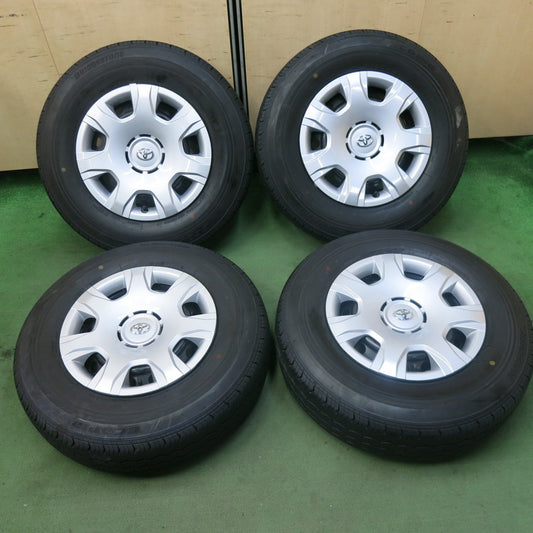 新車外し！21年★トヨタ 200系 ハイエース 純正 スチール 195/80R15 107/105N ブリヂストン エコピア RD613 15インチ PCD139.7/6H★5100404SKノ