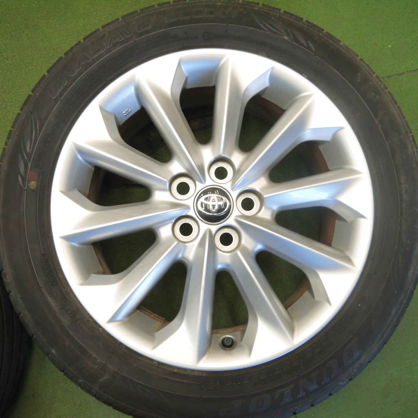 キレイ◎トヨタ 210系 カローラ ツーリング 純正 205/55R16 ダンロップ エナセーブ EC300+ 16インチ PCD100/5H◎6081006Hノ