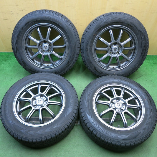 バリ溝！キレイ！9.5分★スタッドレス 225/65R17 ヨコハマ アイスガード G075 ESTROSA エステローザ 17インチ PCD114.3/5H★5092511HAス