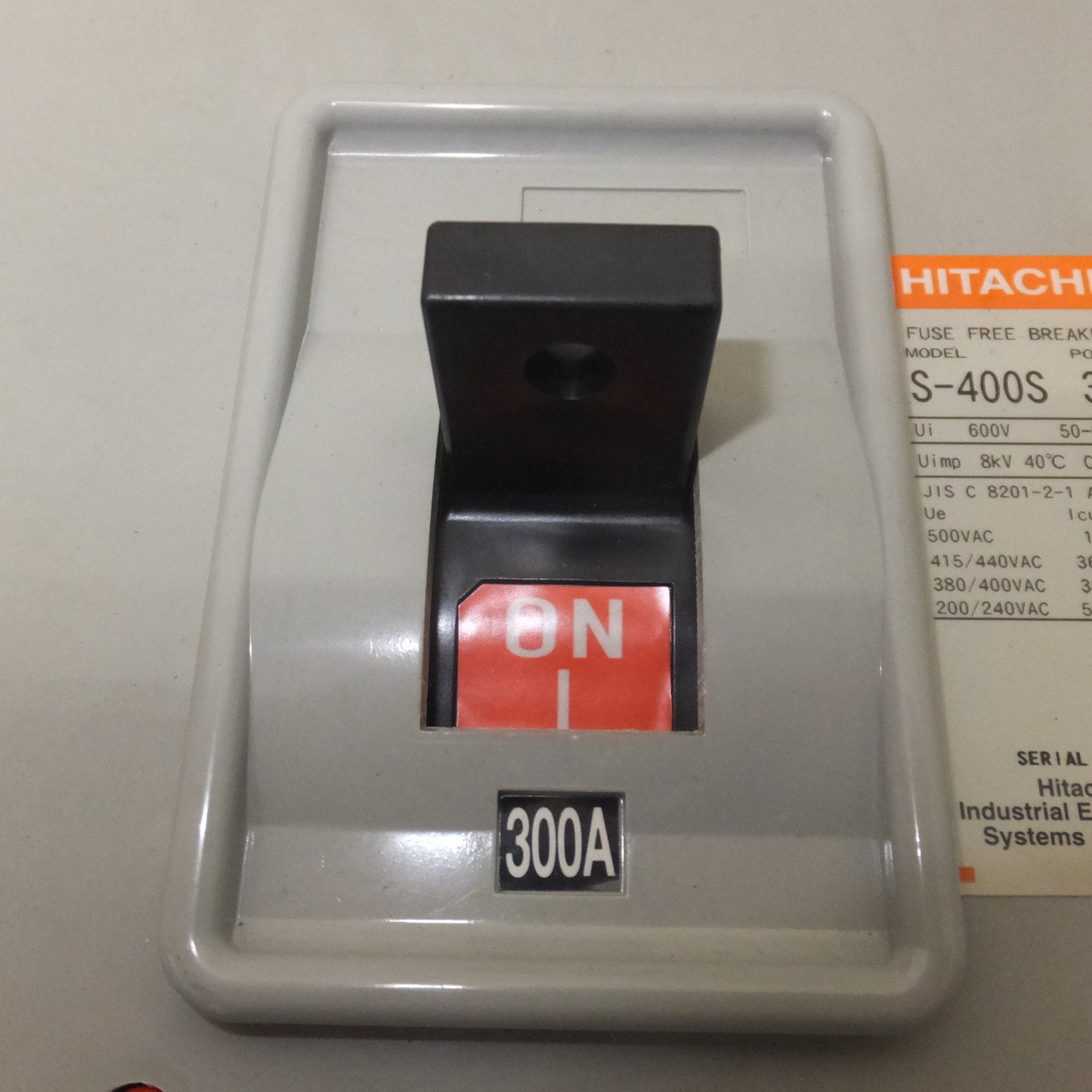 [送料無料] 未使用★日立 HITACHI ヒューズフリー遮断器 S-400 3P 600V 50/60Hz★