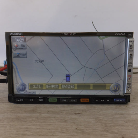 [送料無料] 現状品★クラリオン ADDZEST タッチパネルAV-Naviシステム MAX950HD[14]★