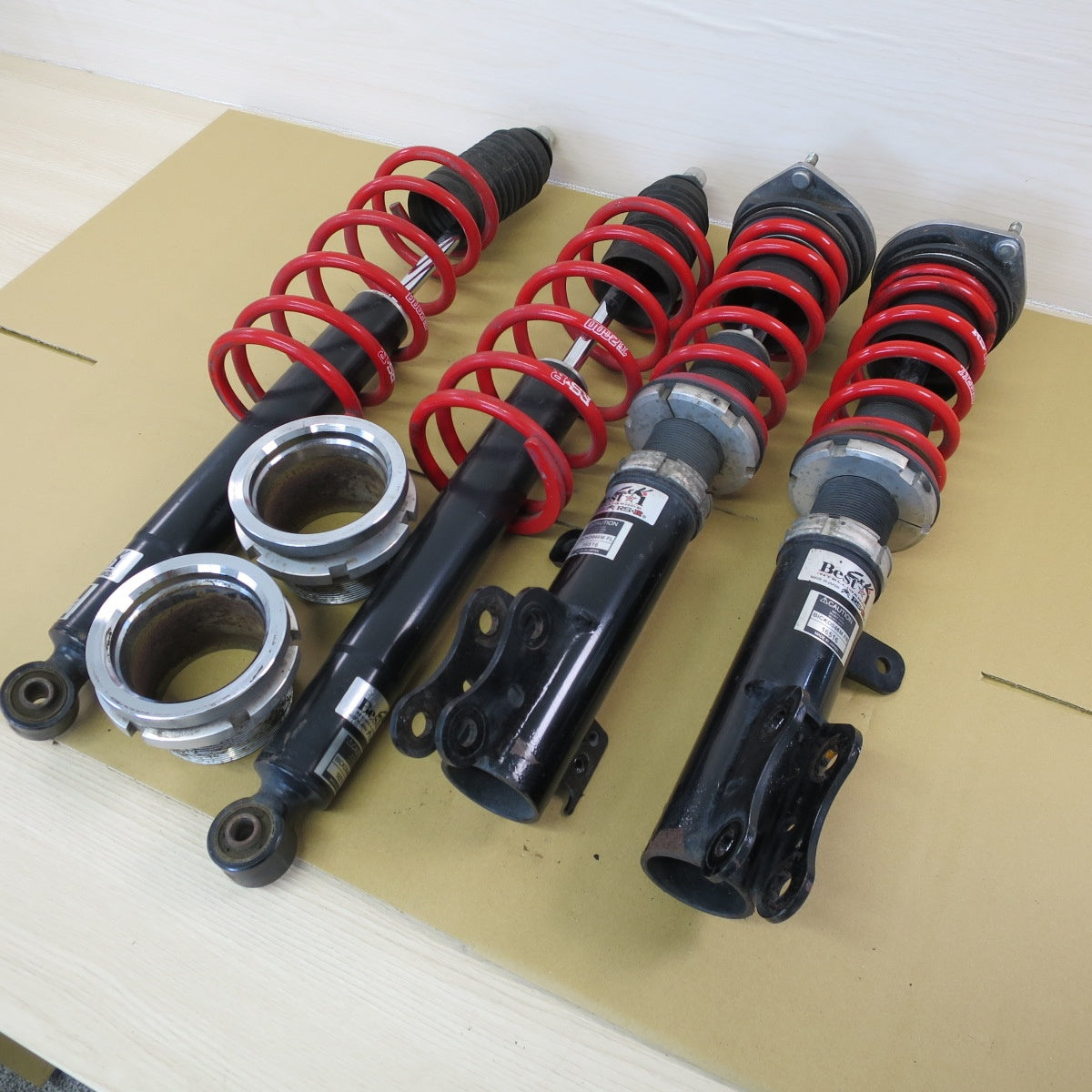 セット♪ダイハツ ミラ L275 RS-R BEST I 車高調 サスペンション BICKD046M ベスト i ショック スプリング カー パーツ♪ [送料無料]