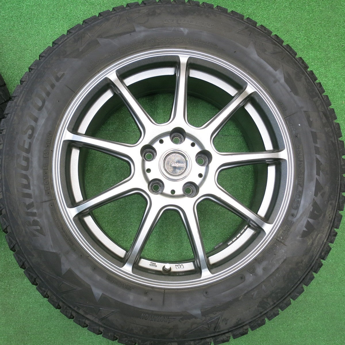 4本価格★スタッドレス G.Speed 225/65R17 ブリヂストン ブリザック DM-V2 Gスピード 17インチ PCD114.3/5H★5110616HAス