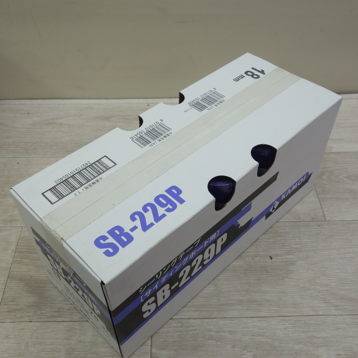 [送料無料] 未使用!3箱まとめ売り☆カモイ シーリング マスキング テープ サイディングボード用 18mm×18m 70巻入 ×3箱 SB-229P カモ井☆