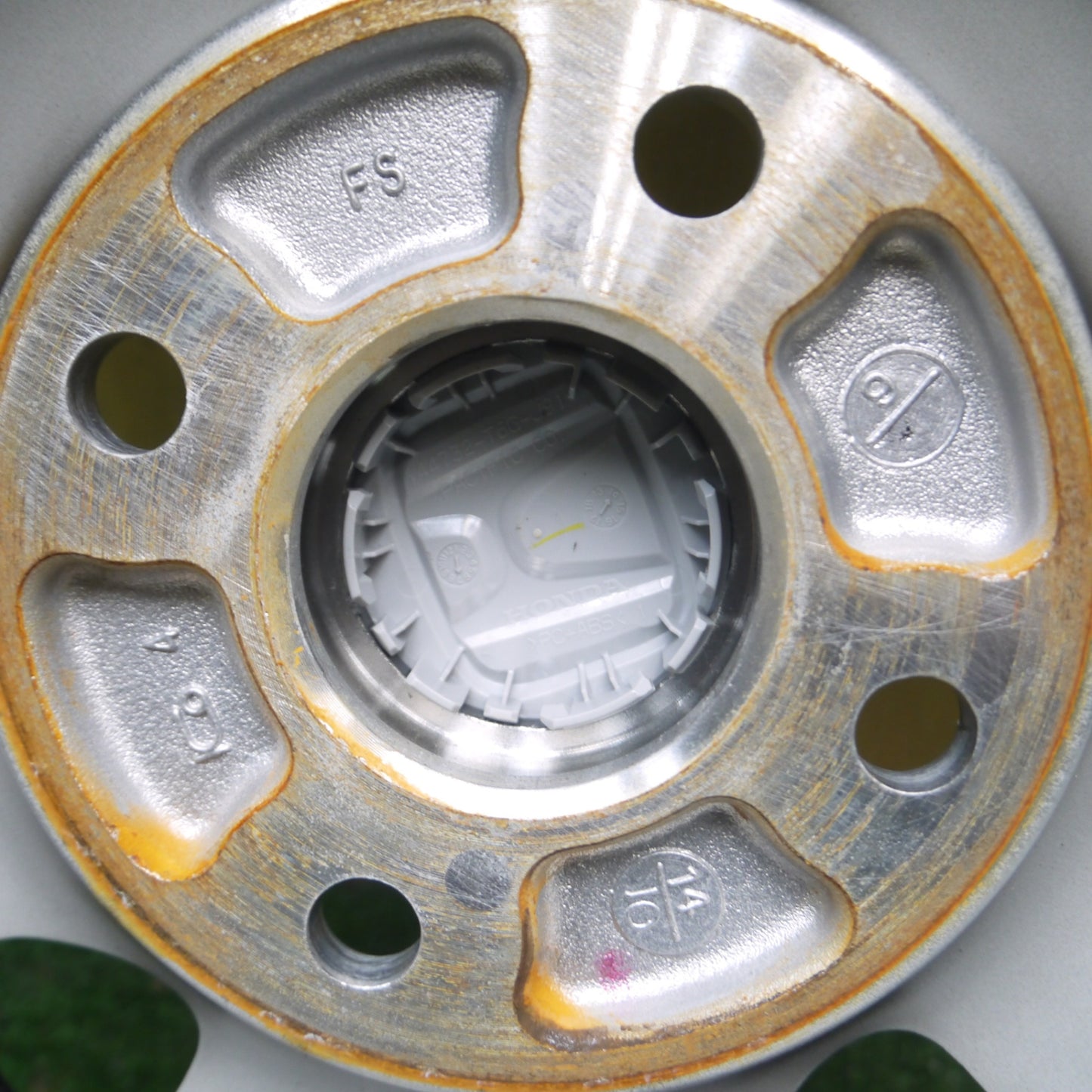 *送料無料* ほぼ新車外し★ホンダ N-WGN 純正 ホイール 15インチ 15×4.5J PCD100/4H Nワゴン★4061708Hホ