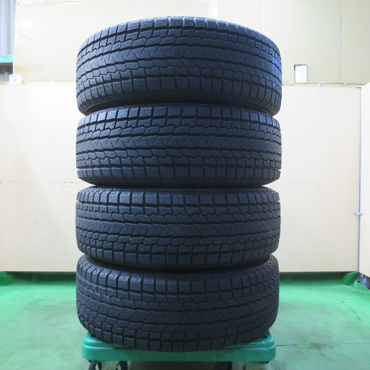 バリ溝！9.5分★スタッドレス 225/65R17 ヨコハマ アイスガード G075 社外 アルミ 17インチ PCD114.3/5H★5012514イス