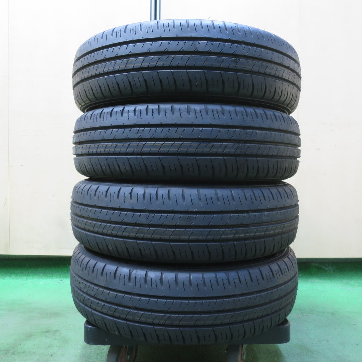 未使用！キレイ★155/65R14 ダンロップ エナセーブ EC300+ D.O.S. DOS 14インチ PCD100/4H★5092914イノ