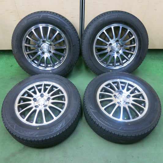 バリ溝！21年！9分★スタッドレス 195/65R15 ブリヂストン ブリザック VRX3 ECO FORME エコフォルム 15インチ PCD114.3/5H★5092902SKス