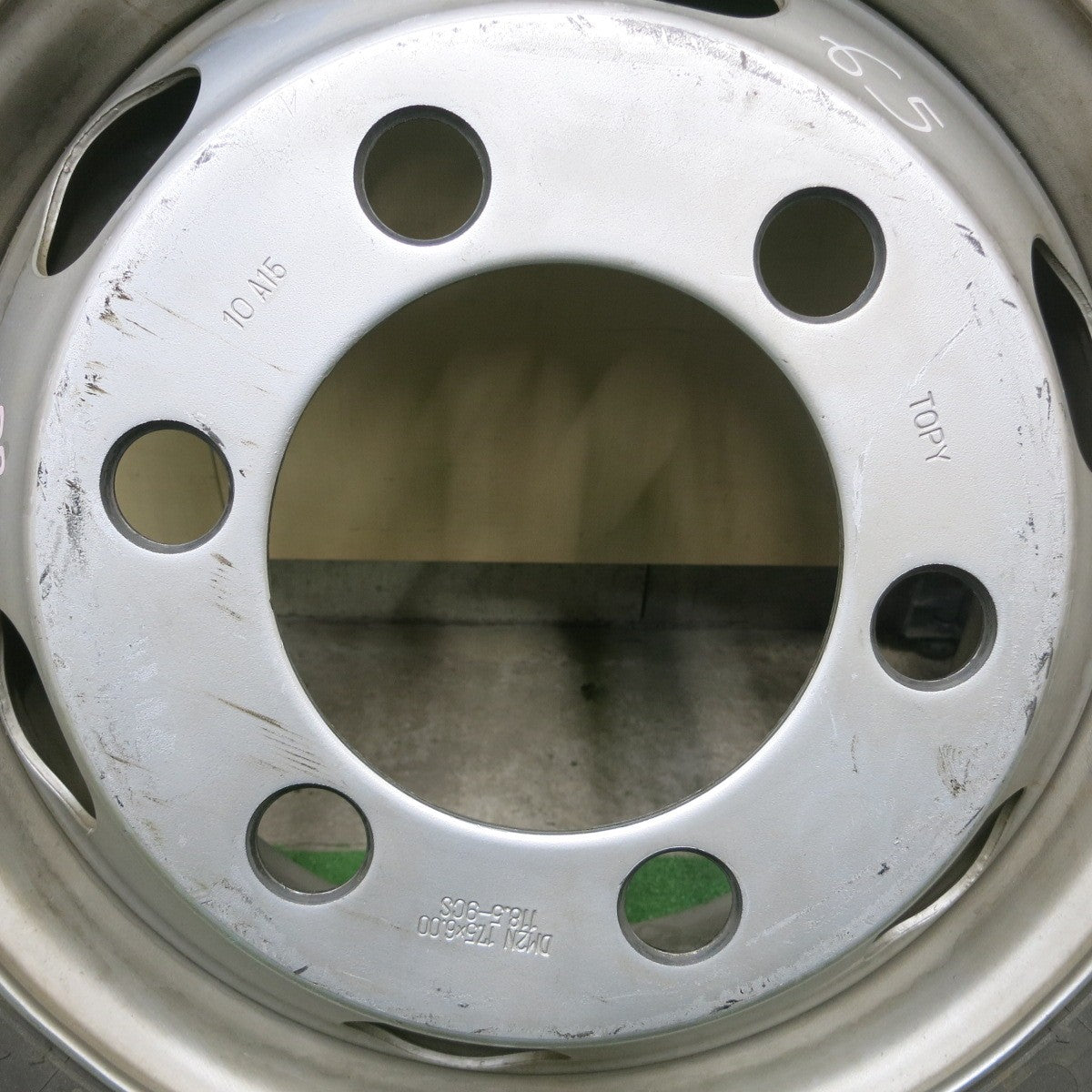 バリ溝！9分★トラック 205/80R17.5 120/118L 12PR スタッドレス ヨコハマ アイスガード iG91 TOPY スチール 17.5インチ 118.5-9CS PCD222.25/6H★5060301ナス