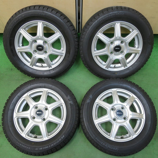 バリ溝！22年！キレイ！9分★スタッドレス 155/65R13 ブリヂストン アイスパートナー2 TOPRUN トップラン 13インチ PCD100/4H★5031710イス