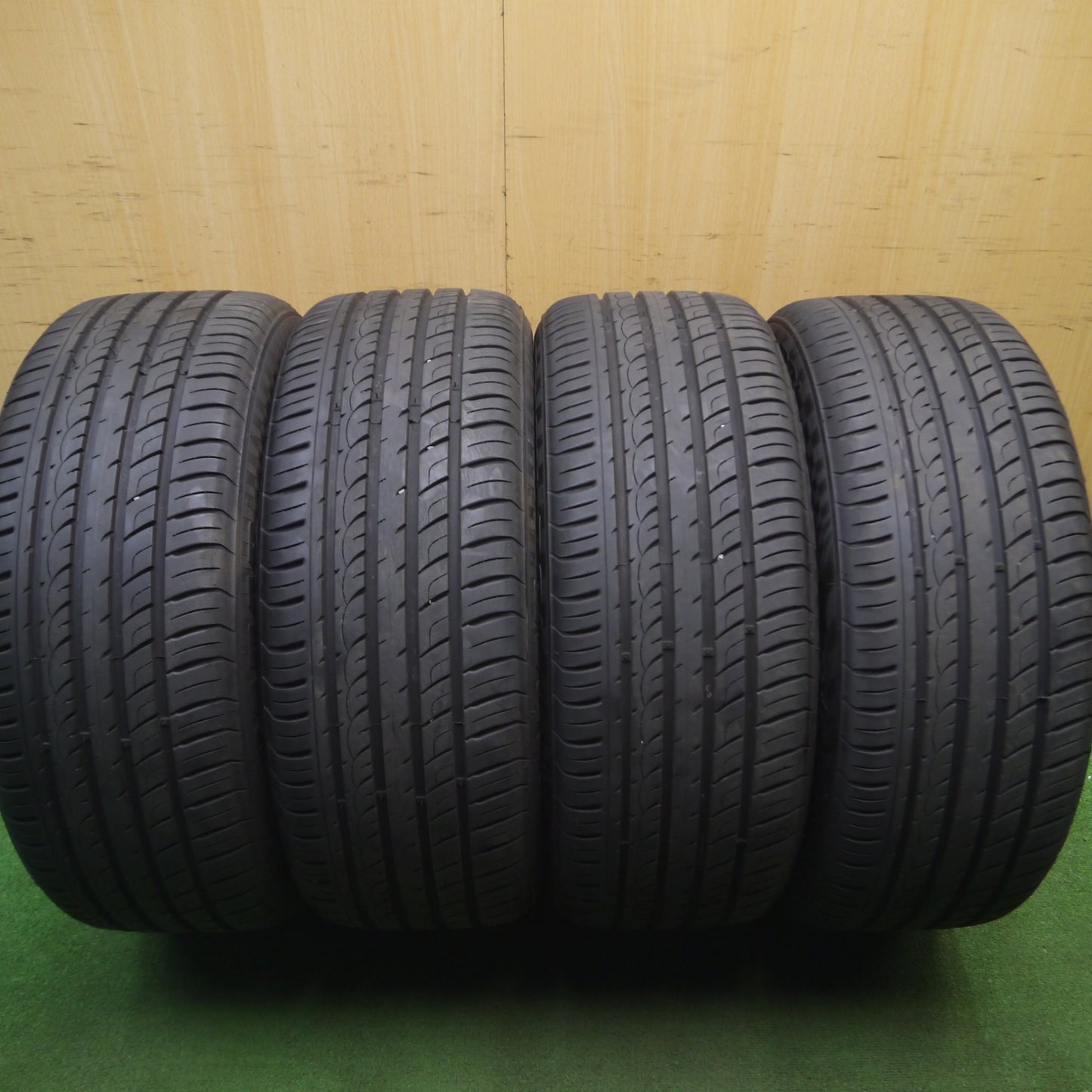 [送料無料] バリ溝！23年！9.5分以上★LOXARNY EX BADX 235/50R18 レーダー Dimax R8+ ロクサーニ 18インチ PCD114.3/5H★5020715Hノ