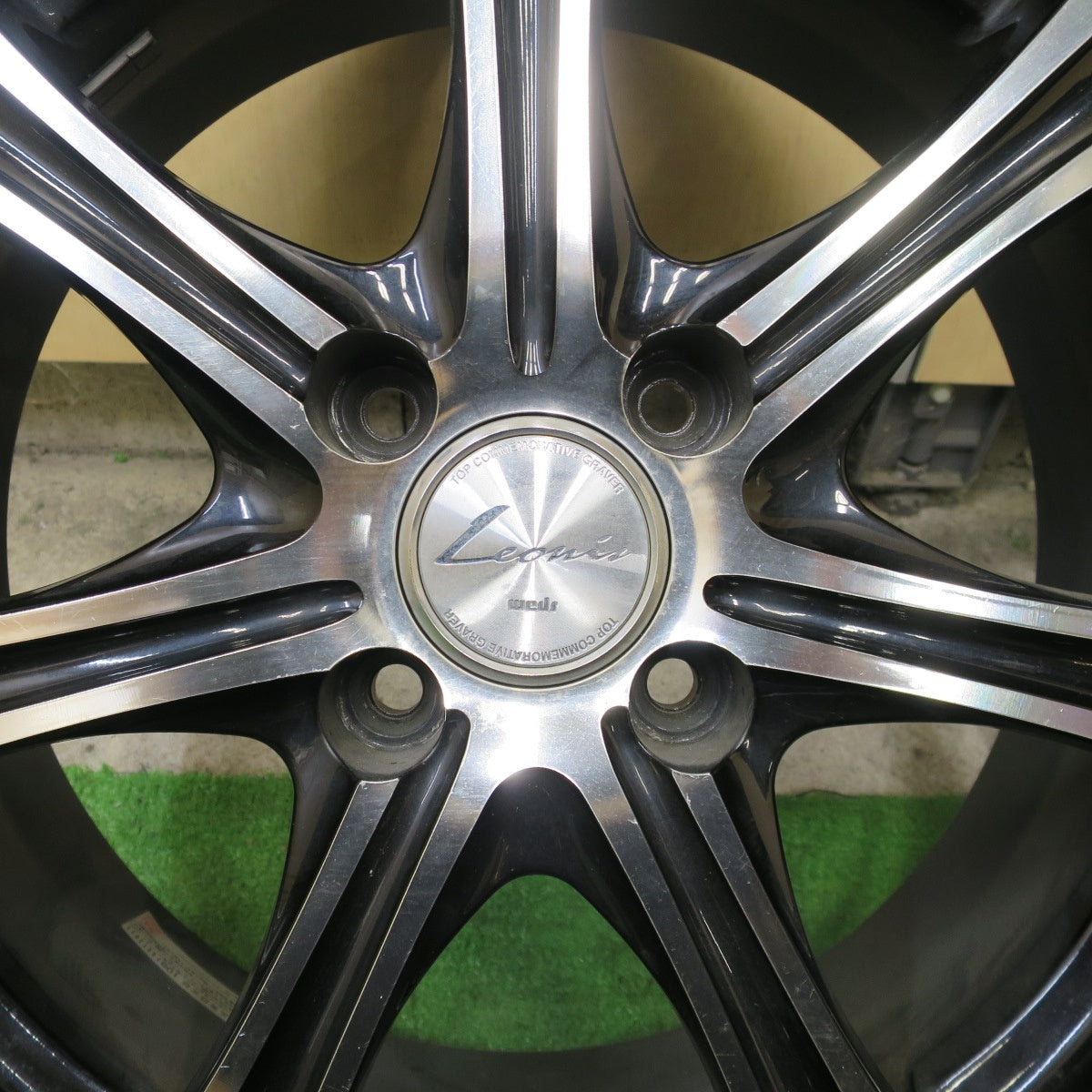 4本価格★Leonis KH weds 16インチ ホイール レオニス ウェッズ 16×6J PCD100/4H★6061302NGホ