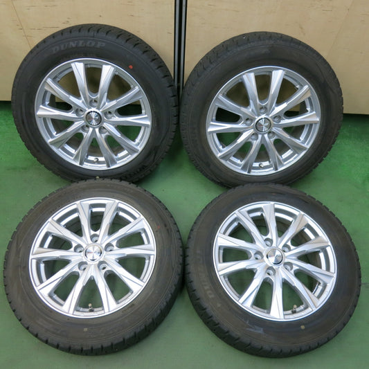 バリ溝！24年！9.5分★スタッドレス 195/60R16 ダンロップ ウインターマックス WM02 JOKER ジョーカー 16インチ PCD114.3/5H★5072316SYス