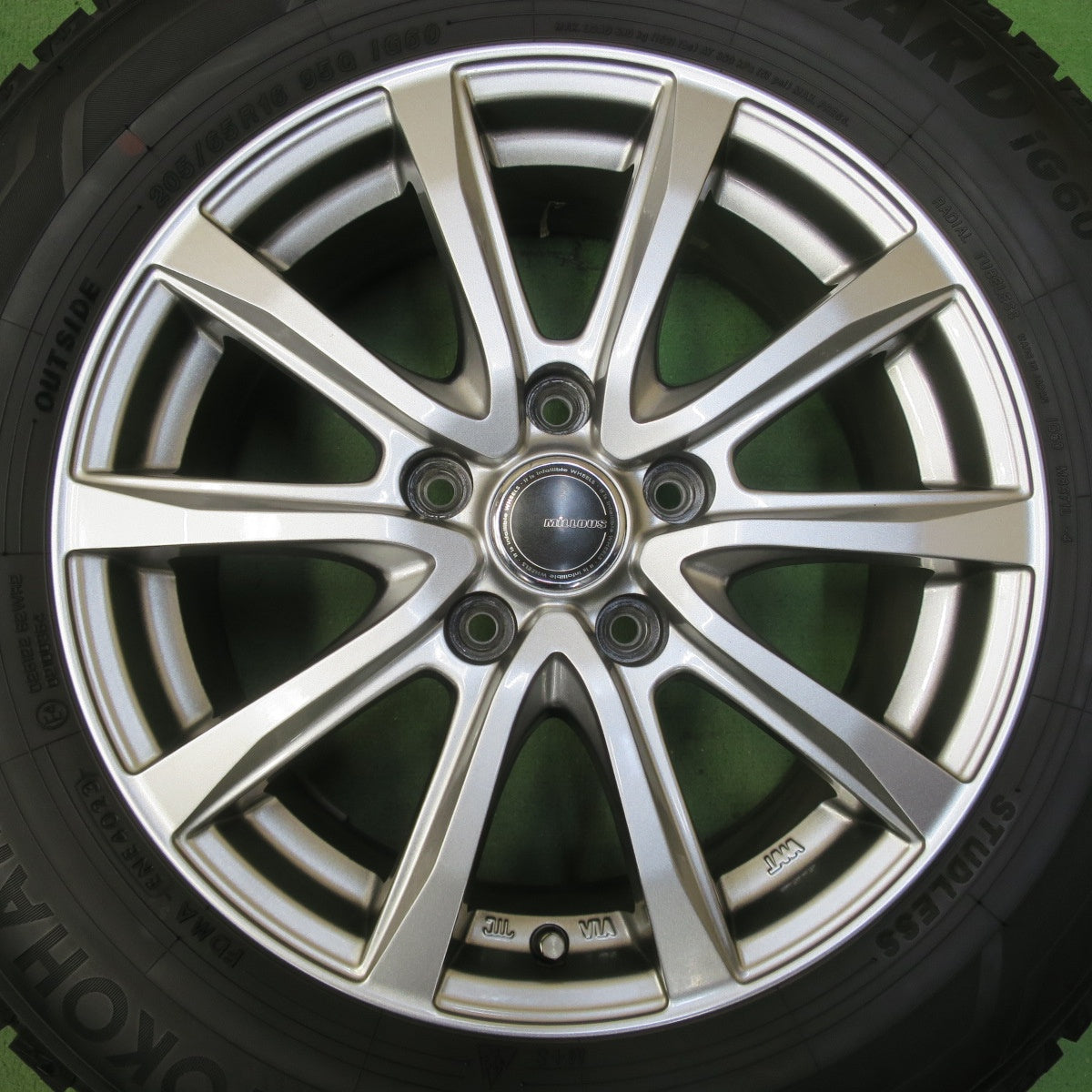 キレイ！23年★スタッドレス 205/65R16 ヨコハマ アイスガード iG60 MiLLOUS ミルアス 16インチ PCD114.3/5H★5060904イス