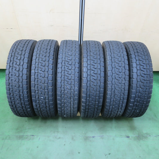 ほぼ未使用！25年！6本★トラック バス タイヤ 205/85R16 117/115N ブリヂストン エコピア M812 ミックス オールシーズン 16インチ★6013105イスタ