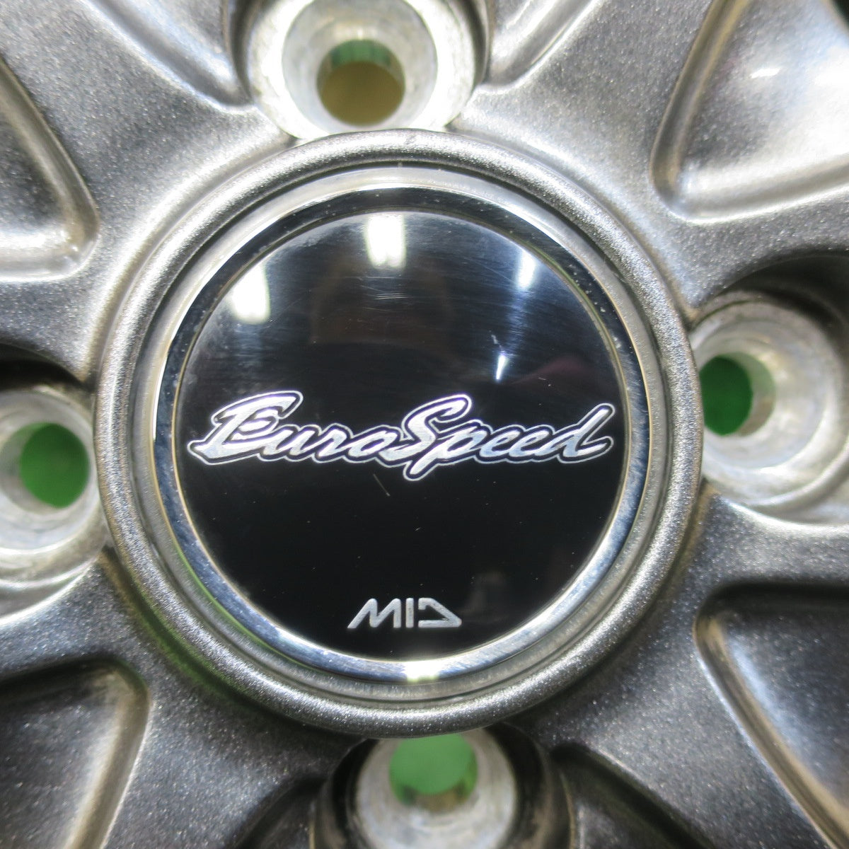 バリ溝！23年！キレイ！ほぼ10分★スタッドレス 155/70R13 ダンロップ ウインターマックス WM02 EuroSpeed MiD ユーロスピード 13インチ PCD100/4H★5042609イス