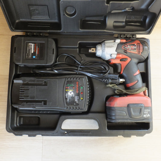 [送料無料] ★信濃機販 SHINANO 12.7mm角(1/2") コードレス・インパクトレンチ SI-165W DC18V★