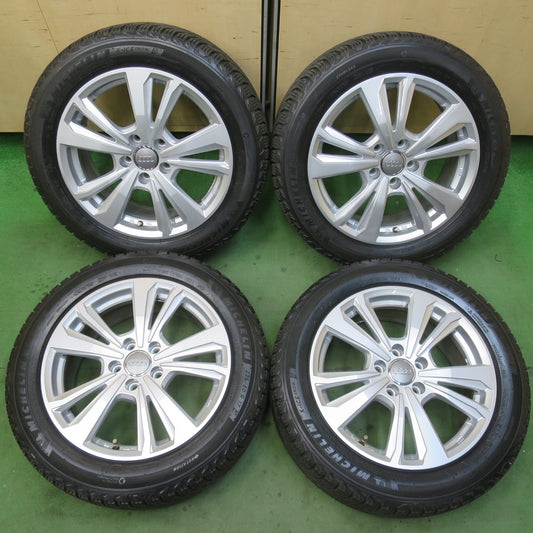 バリ溝！23年！キレイ！9.5分★アウディ A3 等 smartline 365 225/50R17 スタッドレス ミシュラン X-ICE SNOW 17インチ スマートライン PCD112/5H★6021107イス