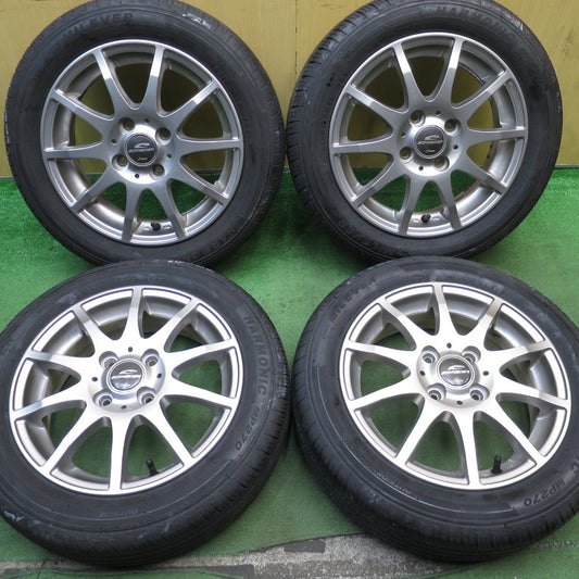 バリ溝！23年！9分★155/65R14 ミレバー ハーモニック MP270 SCHNEIDER ATECH シュナイダー 14インチ PCD100/4H★5072902NJノ