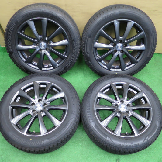 バリ溝！キレイ！9分★ボルボ 等 Team Sparco 235/55R18 スタッドレス ブリヂストン ブリザック DM-V3 チームスパルコ 18インチ PCD108/5H★6011503NKス