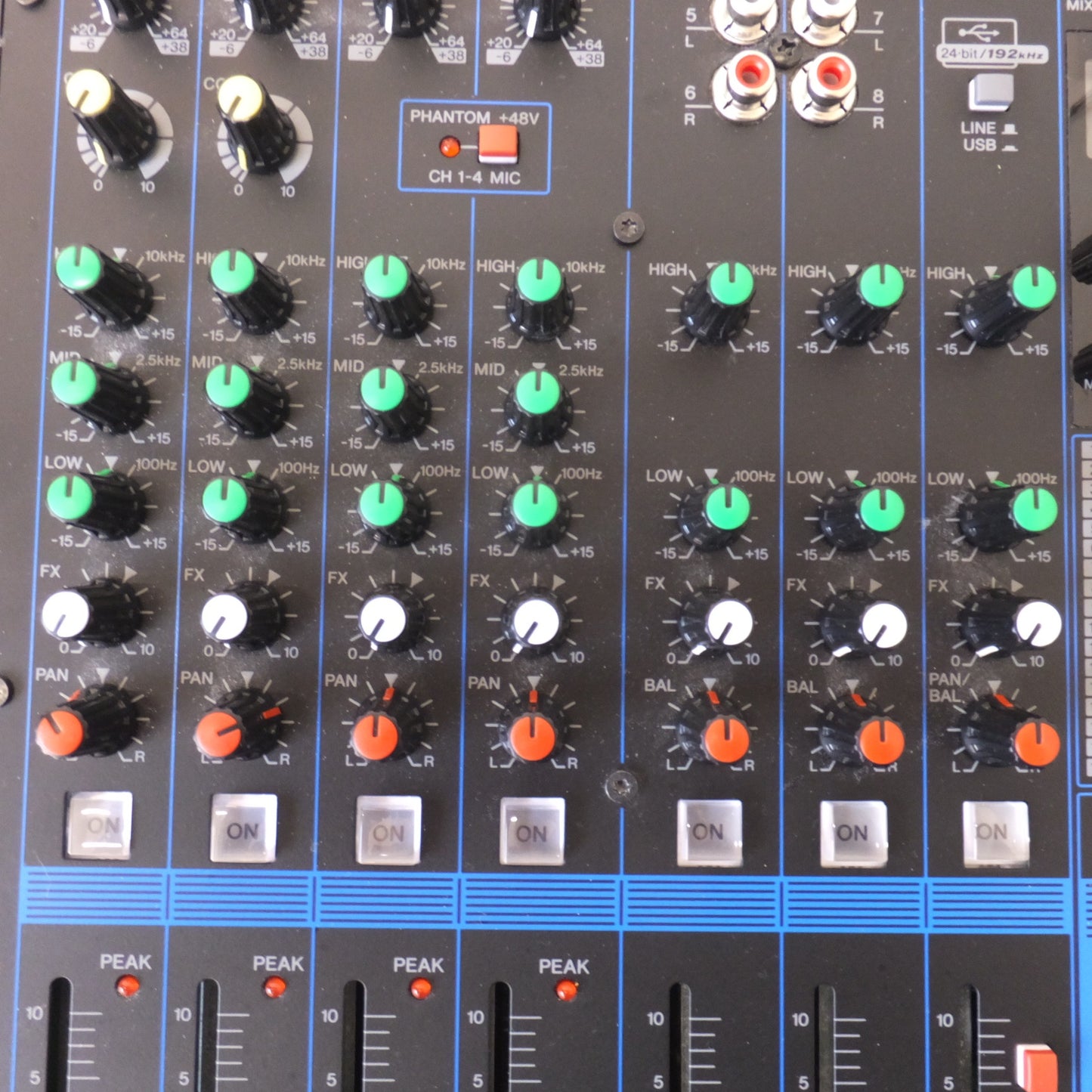 [送料無料] 美品★ヤマハ YAMAHA ミキシングコンソール MIXING CONSOLE MG10XUF 10チャンネルミキシングコンソール★