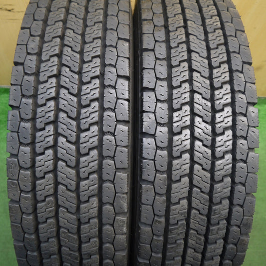 バリ溝！9分！2本★トラック バス タイヤ 9R19.5 14PR スタッドレス ヨコハマ ZEN 902ZE 19.5インチ★5062308KKスタ