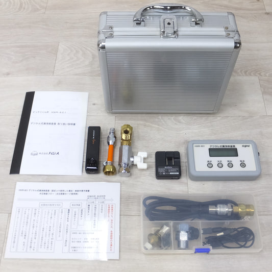 [送料無料] ほぼ未使用◆ハジメ デジタル式 漏洩 検査器 ビックリくん Ⅳ HWR-801 給水 給湯 配管 漏水 点検◆