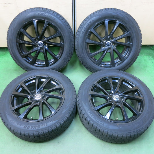 バリ溝！24年！9.5分★スタッドレス 225/60R18 ヨコハマ アイスガード G075 BRANDLE-LINE ブランドルライン 18インチ PCD114.3/5H★5082302SKス