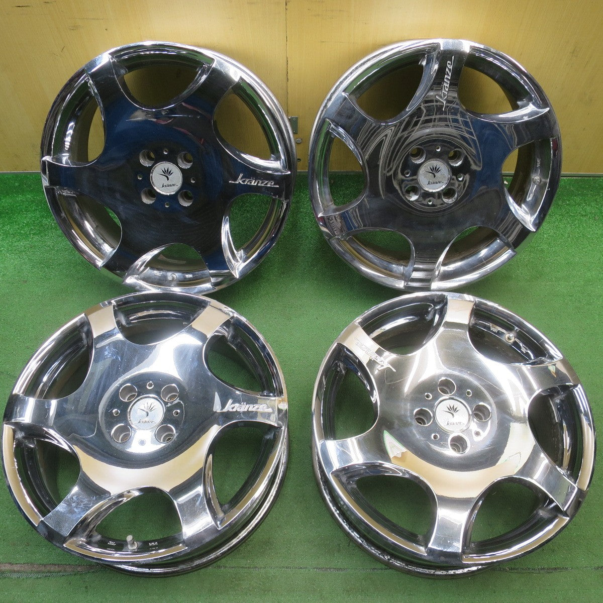 4本価格★kranze クレンツェ バズレイア weds 17インチ ホイール ウェッズ 17×6.5J PCD100/4H★6050401NJホ