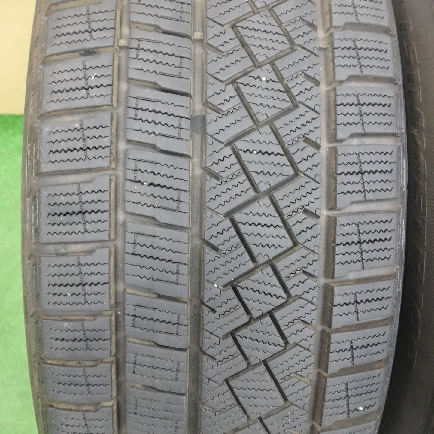 バリ溝！22年！9分◎BMW 等 MAK LUFT 205/60R16 スタッドレス ピレリ アイスゼロ アシンメトリコ マック ルフト 16インチ PCD112/5H◎6083001KTス