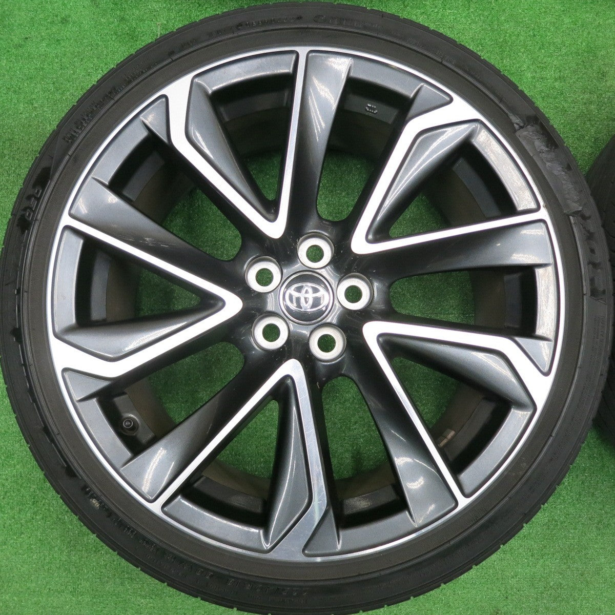 [送料無料] 4本価格！22年★トヨタ カローラ スポーツ GZ 純正 225/40R18 ダンロップ SPスポーツマックス 050 18インチ PCD100/5H★4092301HAノ