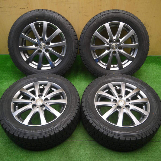 バリ溝！綺麗！9.5分以上★ワーゲン等 185/60R14 スタッドレス ダンロップ ウインターマックス WM01 Team Sparco チームスパルコ PCD100/5H★4101601Hス