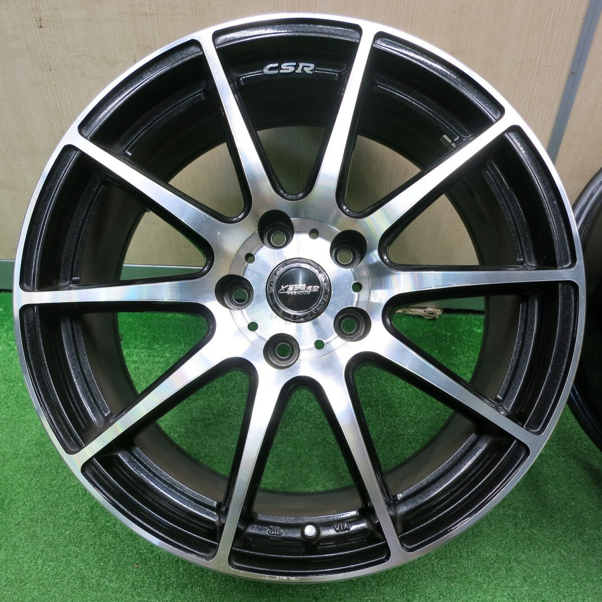 [送料無料] 4本価格★X CROSS SPEED PREMIUM クロススピード プレミアム 18インチ ホイール 18×8J PCD114.3/5H★4101104NJホ