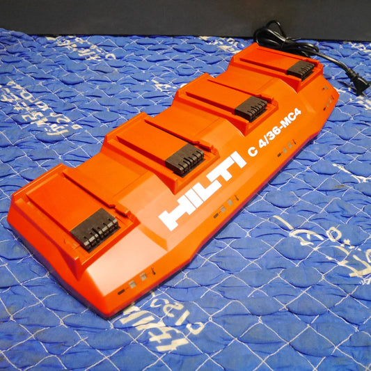 [送料無料] ☆HILTI ヒルティ マルチ チャージャー 4個口 充電器 C4/36-MC4 01 7.2V-36V 電動 工具に 100V①☆