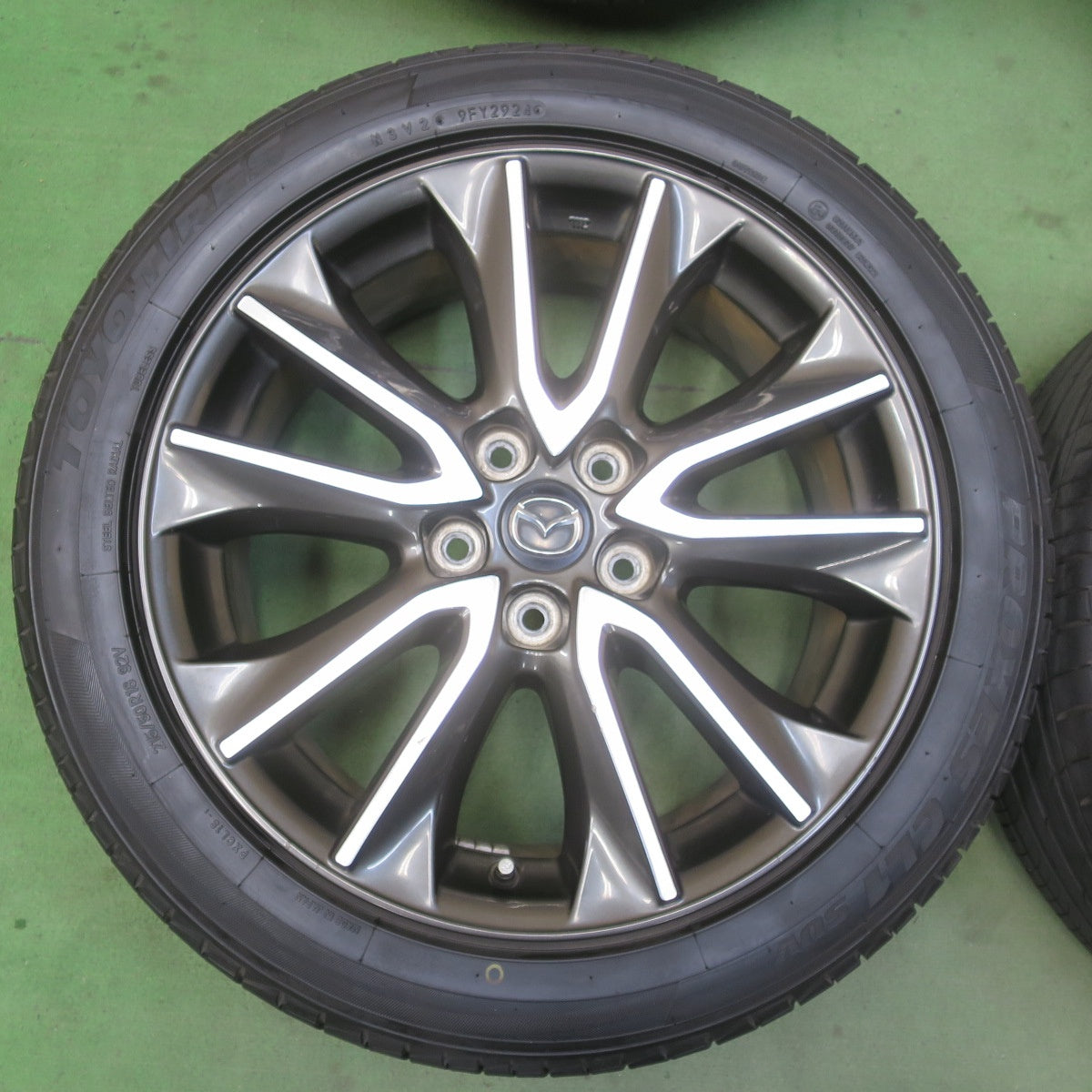 バリ溝！24年！9.5分★マツダ CX-3 純正 215/50R18 トーヨー プロクセス CL1 SUV 18インチ CX3 PCD114.3/5H★6040412イノ