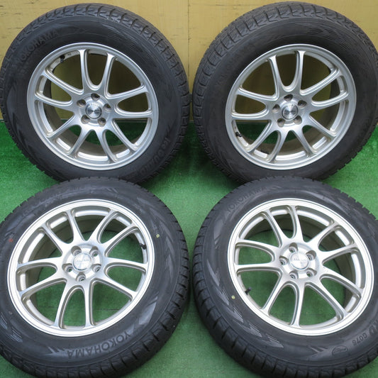 バリ溝！9分★フォレスター 等 225/60R17 スタッドレス ヨコハマ アイスガード G075 Abachro アバクロ マナレイ 17インチ PCD100/5H★5121704NJス