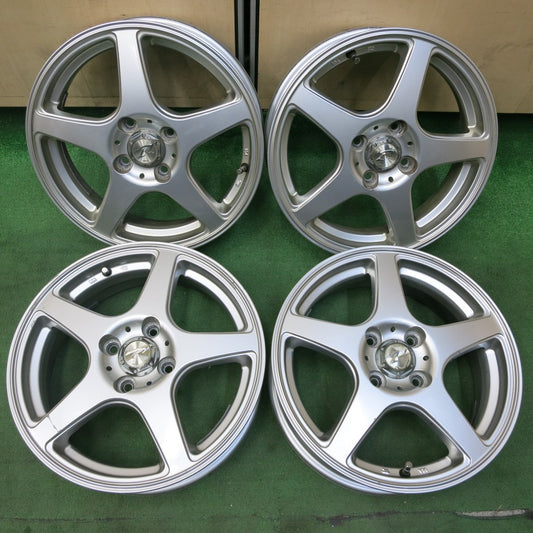 [送料無料] 4本価格★三菱 アイ i 用 Treffer weds トレファー ウェッズ 15インチ ホイール 15×4J 15×5J PCD100/4H★4103102SYホ
