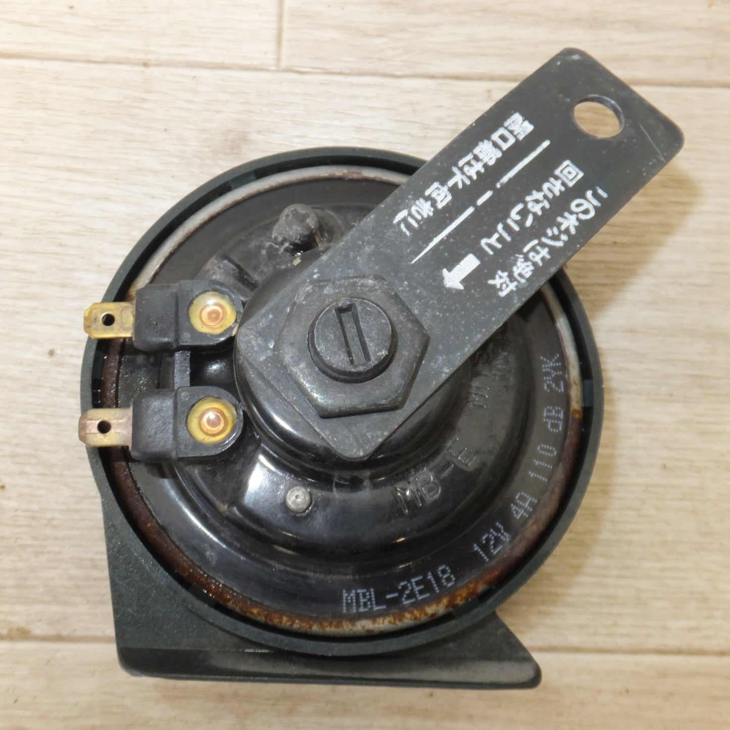 [送料無料] 現状品★ミツバ Mitsuba アルファホーン アルファーII ALPHAII MBH-2E17 グリーン 左 右 セット★