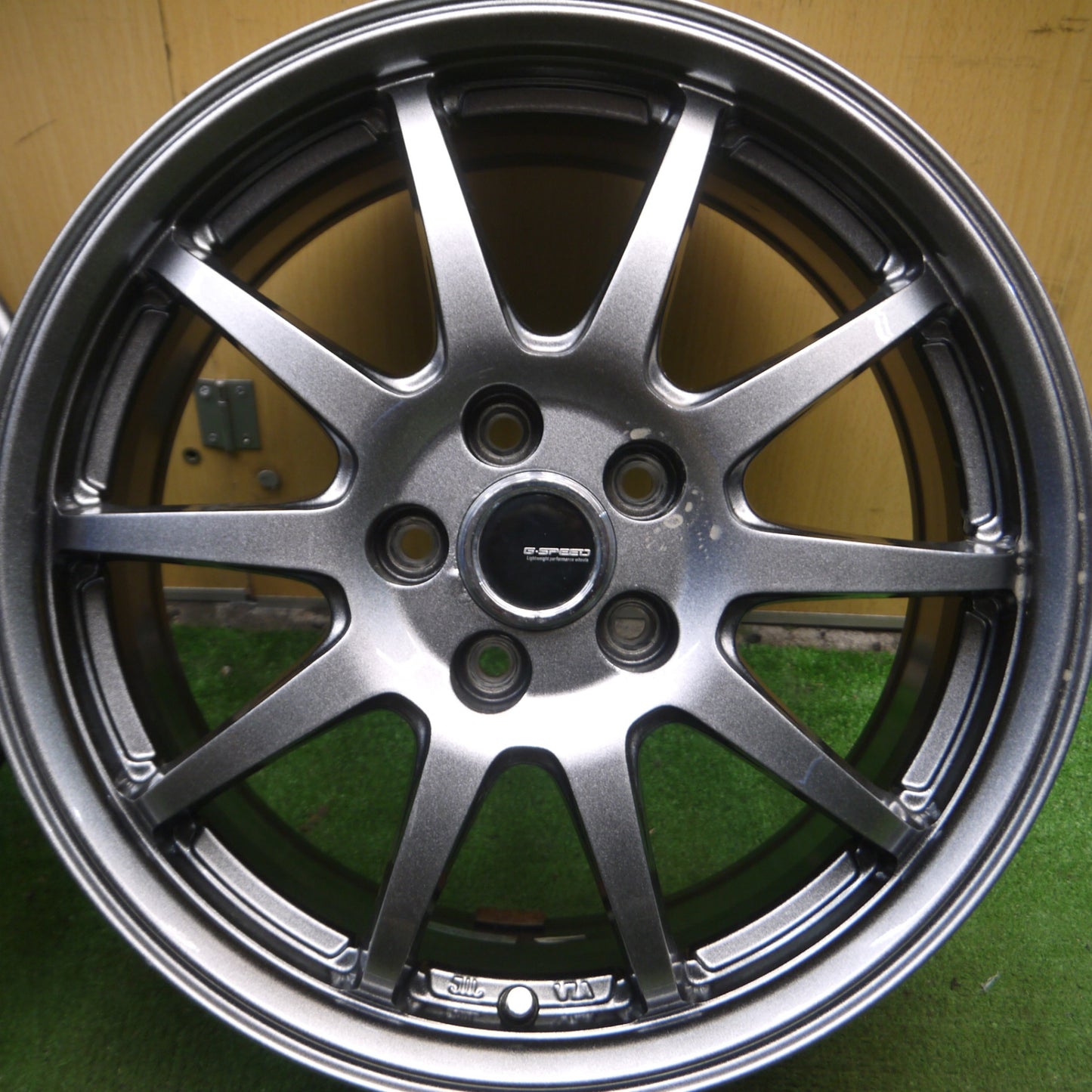 *送料無料* キレイ★G-SPEED ホイール 16インチ G スピード 16×6.5J PCD100/5H★4041205Hホ